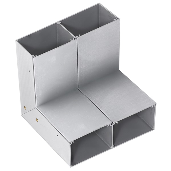 Internal Elbow Raceway, HBLALU5000 Series, 5.91 in W, 1.66 in H, 5.98 in L